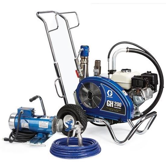 Picture of GH 200 Gas Hydraulic Convertible Airless Sprayer W/Electric Motor Kit