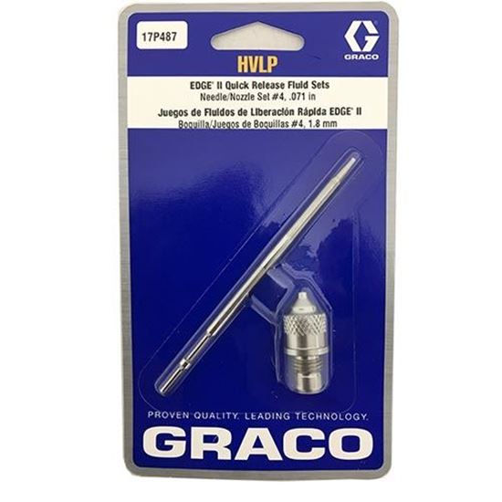 Picture of Graco #4 Quick Release Fluid Needle-Nozzle Set - For HVLP Edge II Gun