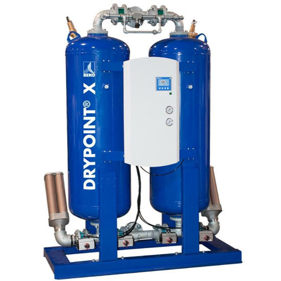 Picture of BEKO XCp 2800 Premium Heatless Desiccant Dryer with Mounted Filters and 3-Valve Bypass, 2800 CFM, 115V