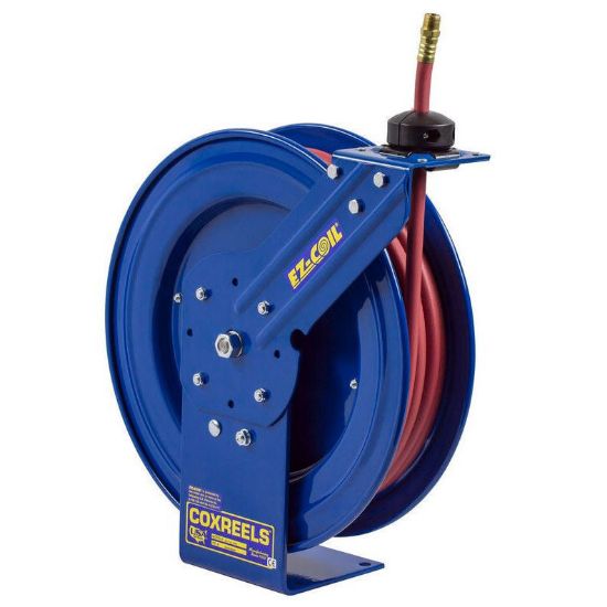 COXREELS Spring Driven Air Hose Reel with EZ-Coil Rewind Safety System