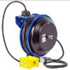 COXREELS PC13-5012-B Power Cord Reel with Spring Driven Rewind