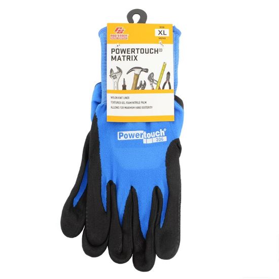 Picture of Red Steer Power Touch Gloves (Blue) - Extra Large