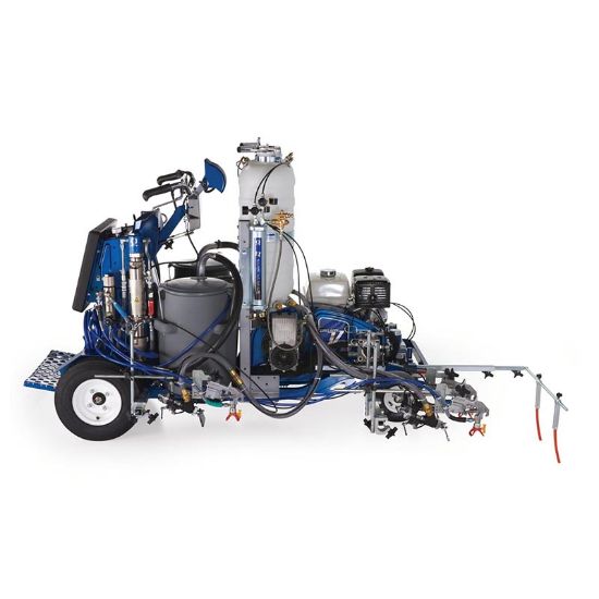 Picture of Graco LineLazer V 250DC HP Reflective Self-Propelled Line Striper, 2-Guns, 2 Bead Tanks