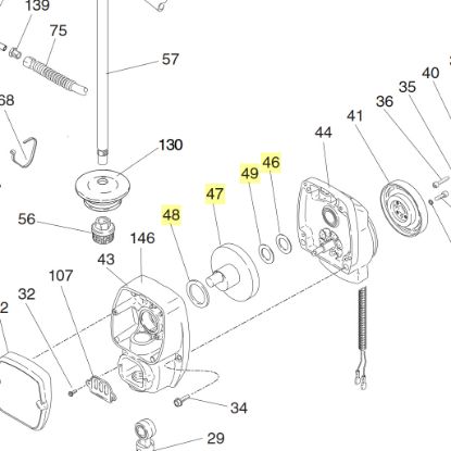 Picture of Graco 287484 3400 Crankshaft Repair Kit