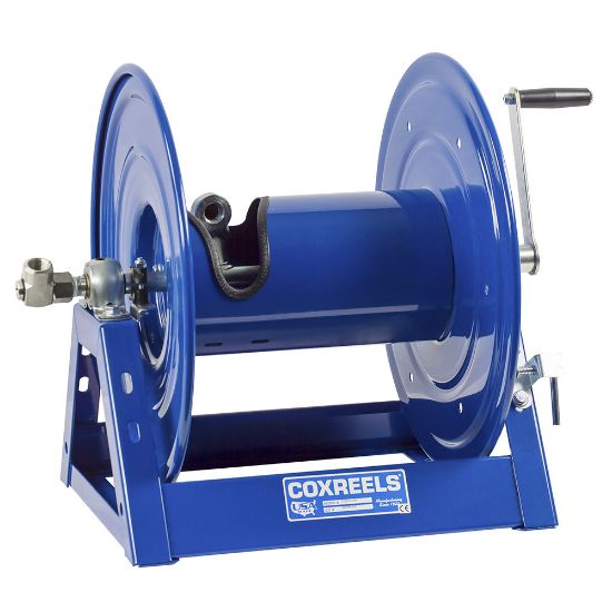 Picture of COXREELS 1125P-4-8 Pure Flow Hand Crank Hose Reel for Breathing Air, Potable Water or Other Clean Fluids, Holds 150' of .50" Hose